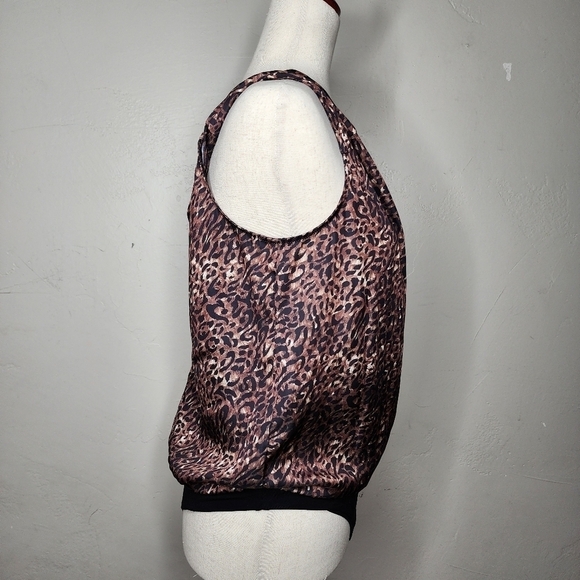 PAIGE Nadynne Animal Print Tank Bodysuit Size Small - Picture 5 of 13